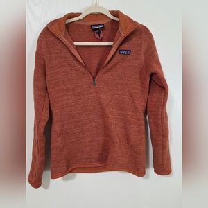 Patagonia Women's Cowl Neck Sweater in Warm Rust